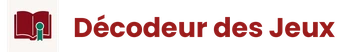 Décodeur des Jeux logotype